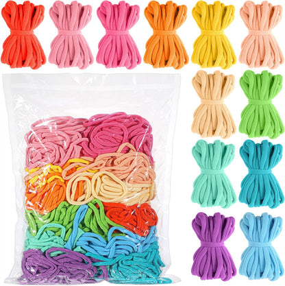 Kifmurase 804 Pcs Refill Loops for 7 Inch Weaving Loom 12 Colors Potholder Loom Loop Bands, Weaving Pot Holder Refill Loops DIY Craft Bands for Adults DIY Projects Gifts