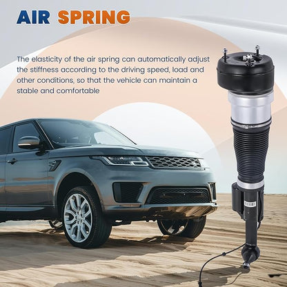 1x Front Right Air Suspension Strut Spring Shock Absorber Compatible for 4Matic 2005-2012 Mercedes Benz S-Class W221 4Wd S350 S450 S550 Cl550 Replaces 2213200538 (Passenger Side Only)