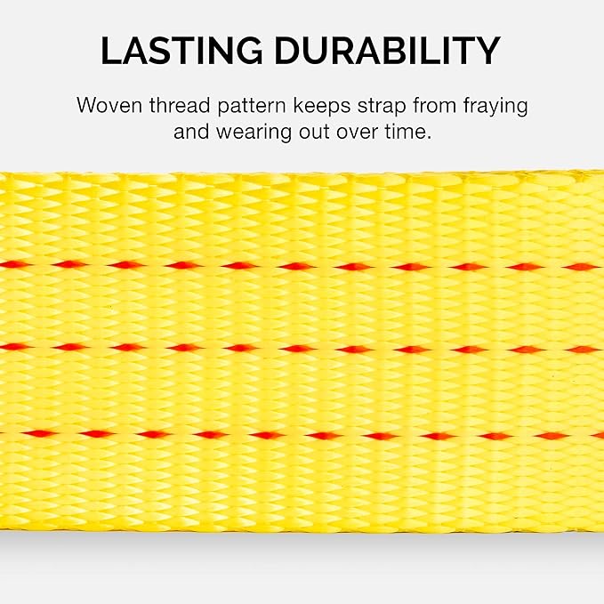 NEIKO 51008A Heavy Duty Tow Strap with Hooks 2 Pack, 2 x 30, 10,000 LB Capacity, Tow Rope for Vehicles, Cars, Trucks, ATV Tow Strap