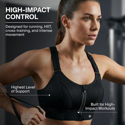 2 LUXE, 2XL - SHEFIT Ultimate Sports Bra for Women, High Impact Sports Bra .