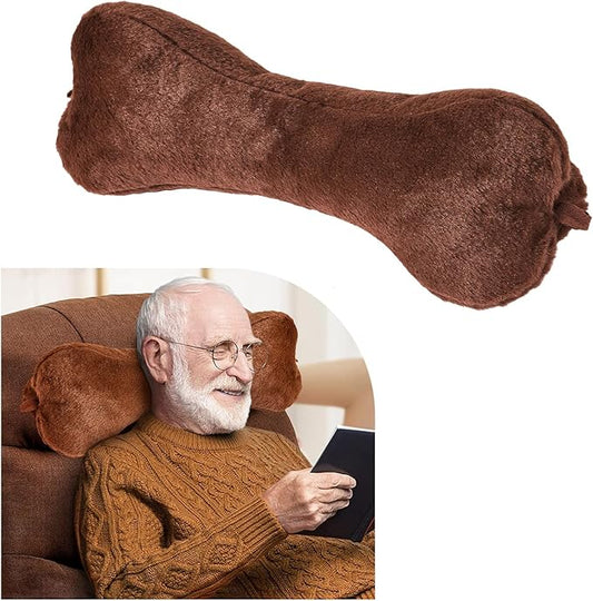 Recliner Headrest Pillow, Head Pillow for Recliner Chair, Head Pillow for Sofa, Recliner Neck Pillows, Recliner Neck Pillow, Bone Neck Pillow, Couch Neck Pillow (Brown)