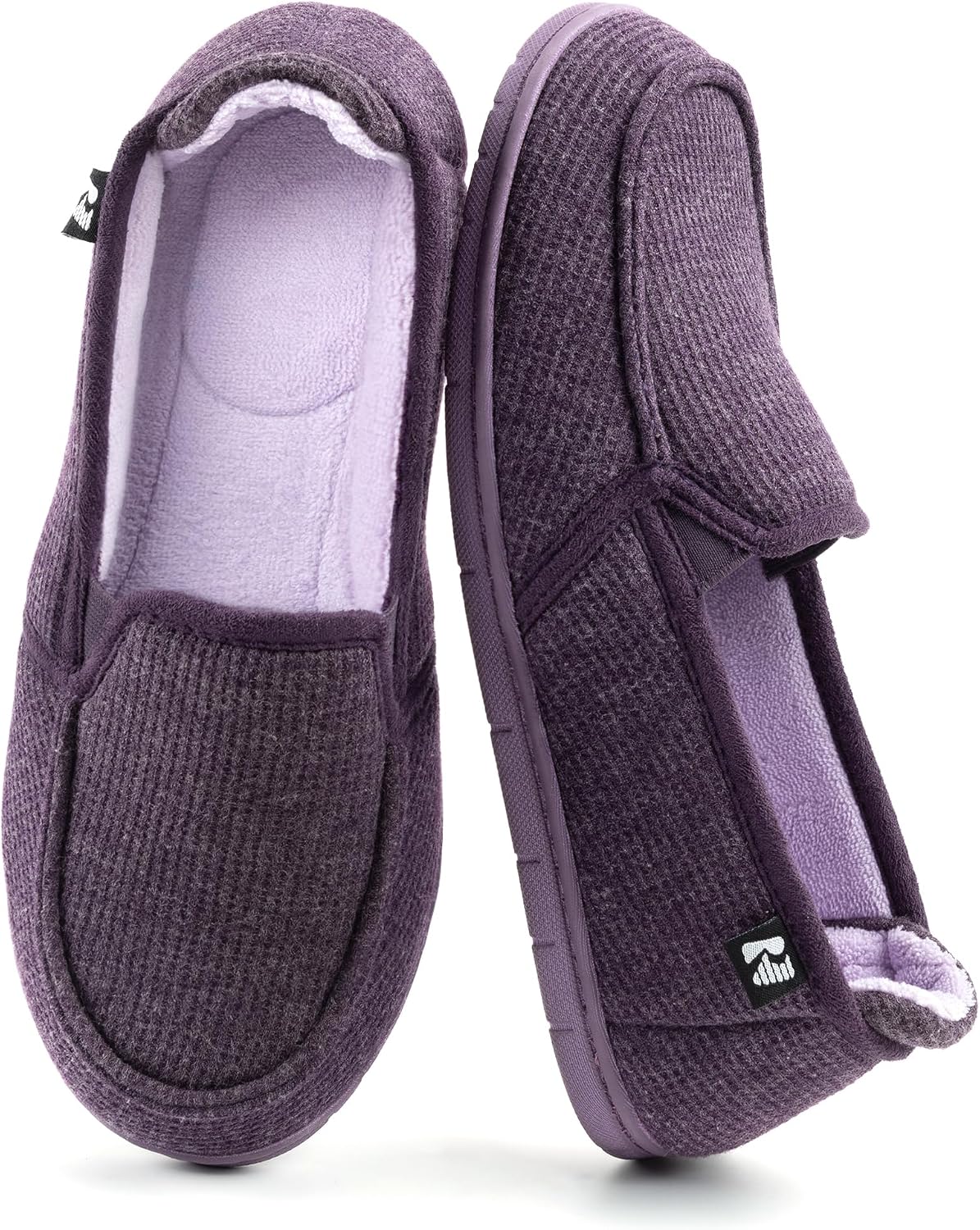 Women's Two-Tone Hoodback Slipper with Removable Insole