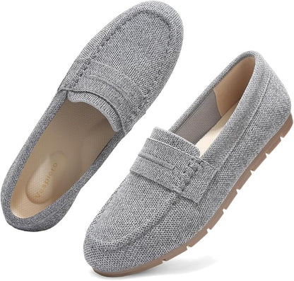Vespiero Loafers for Women Comfortable Slip on Work Flats Shoes Womens Dressy Casual Walking Shoes