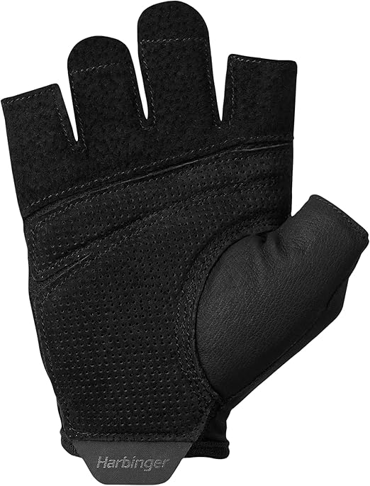 Harbinger Pro Gloves 2.0 for Weightlifting, Training, Fitness, and Gym Workouts - Unisex Black X-Large