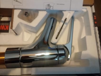 KWC 10.061.033.000 Domo 9" Pull Out Kitchen Faucet Top Lever Polished, Chrome.