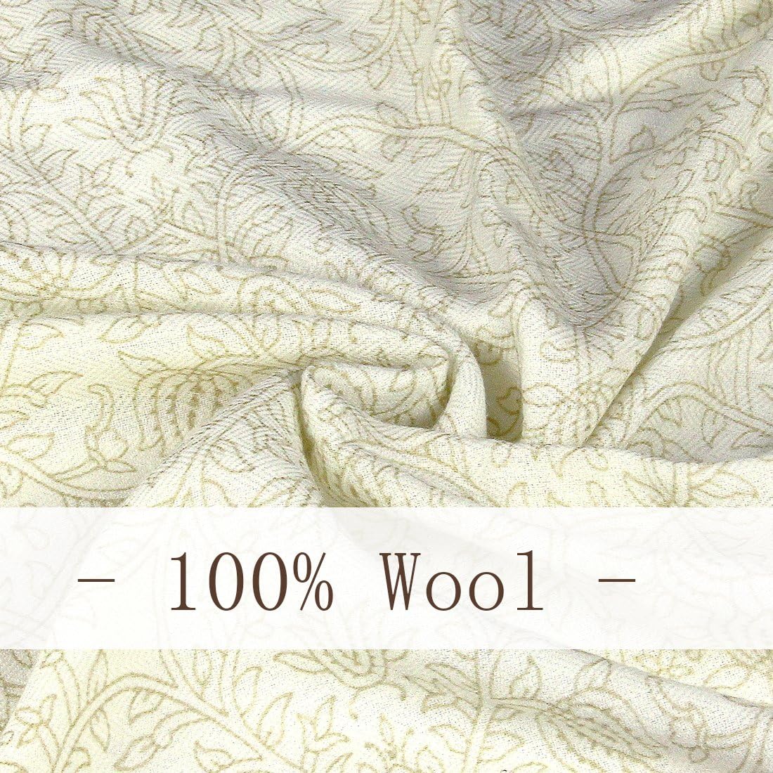 DANA XU 100% Merino Wool Pashmina Shawl for Women 96"x43", Oversized Cashmere Wrap with Tassels, Floral Travel Blanket Cape