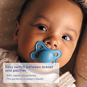 MAM Original Matte Baby Pacifiers, Binky for Girls 0-6 Months, BPA-Free Silicone Nipple, Easy to Clean, Best for Newborn Babies, Developed with Medical Experts, 2 Count Binkies with Sterilizer Case