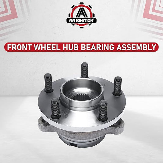 Replacement Front Wheel Hub Bearing Assembly - Compatible with Infiniti & Nissan Vehicles - JX35, QX60, Altima, Maxima, Maxima,Pathfinder - Replaces 513296, 951-403, 40202-3JA1A