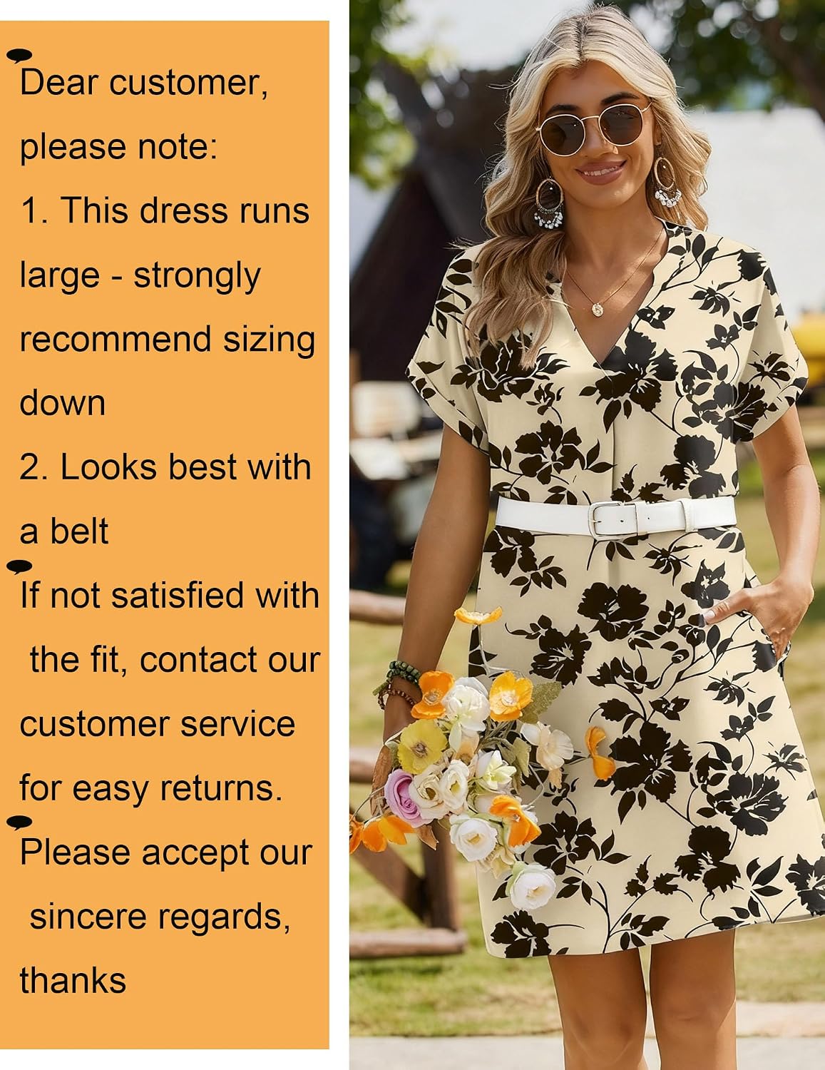 Summer Dresses for Women Short Sleeve Shift Dress V Neck Casual Mini Beach Vacation Boho Sundress with Pockets
