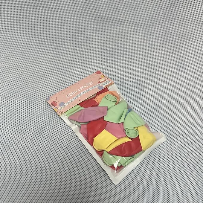DORA's POCKET Play balloons, Bulk Pack of Strong Latex Balloons for Birthday, Party, Christmas, Wedding, Anniversary and Vacation