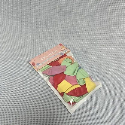 DORA's POCKET Play balloons, Bulk Pack of Strong Latex Balloons for Birthday, Party, Christmas, Wedding, Anniversary and Vacation