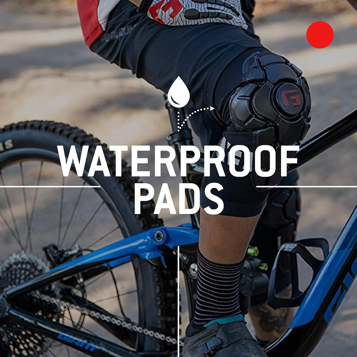 G-Form Pro-X3 Mountain Bike Knee Guards - Biking Knee Guards for Athletes - Knee Compression Sleeve for Mountain Biking & More - Protection Pads for Knee Support ( Size S)