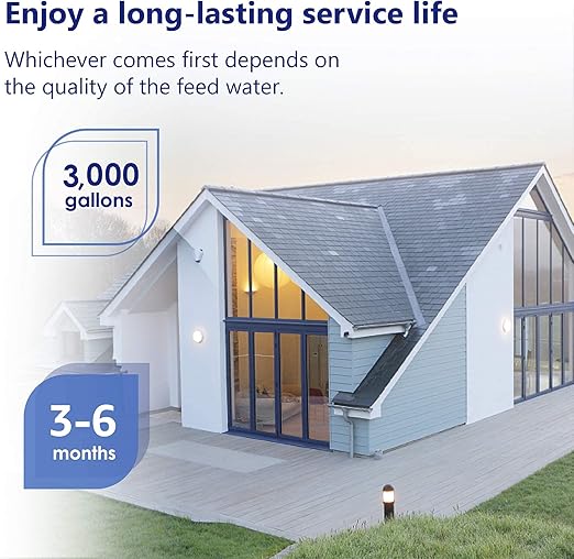 Overbest FXHSC 10" x 4.5" Whole House Water Filter, Replacement for GE FXHSC, Culligan R50-BBSA, Pentek R50-BB and DuPont WFHDC3001, American Plumber W50PEHD, GXWH40L (3 Pack)
