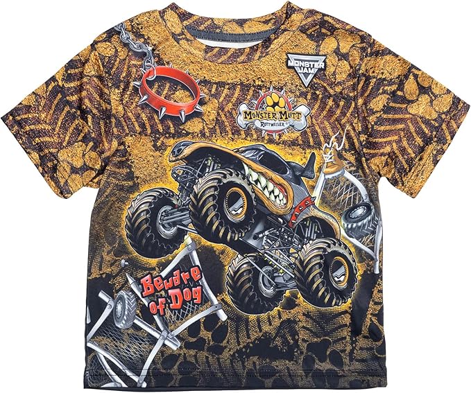 Monster Jam Matching Family T-Shirt Toddler to Adult Grave Digger El Toro Loco Megalodon