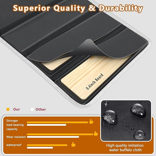 VERONLY Heavy Duty Couch Cushion Support Board to Fix Sagging Sofas, 17"x66" Sofa, Thick Boards Add Strong Seat Supports, Stays in Place, Replacement Stuffing Under Couches, Black