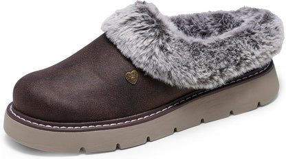 Skechers Women's Keepsakes Lite Slipper | Casual slipper, Skechers Memory Foam cushioned comfort footbed, Faux Fur Lining, Relaxed Fit, Premium Cozy, Machine Washable