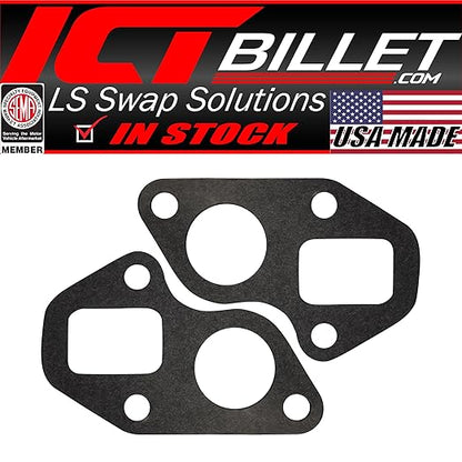 ICT Billet Compatible with LT (Gen 5) Water Pump Gasket Set of 2 for LT1 LT4 L83 L86 LTX Seals 551343