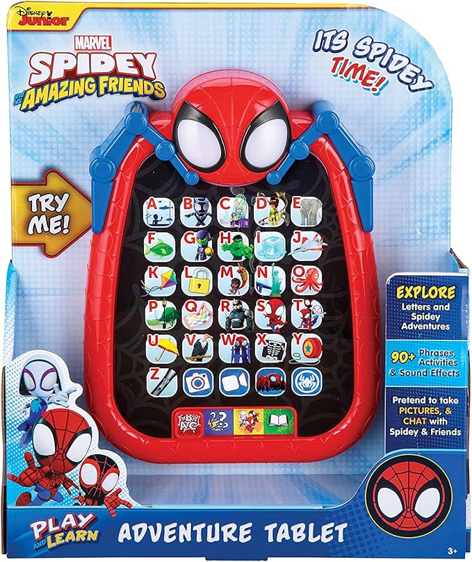eKids Spidey and His Amazing Friends Play and Learn Adventure Tablet