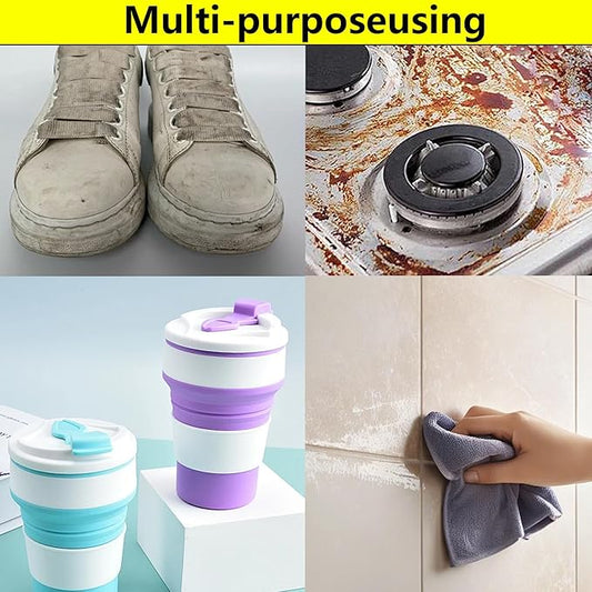 1 PCS Cleaning Brush,Suitable for Soybean Milk Machine, Juicer, Wall Breaking Machine Cleaning,Handle Length 9.4 "Slit Cleaning Brush White