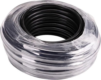 Raindrip 016010T 14 in. Drip Irrigation Supply Tubing, 100 ft., 14 in x 100 ft, for Drip Irrigation Parts, and Drip Systems, Black Polyethylene