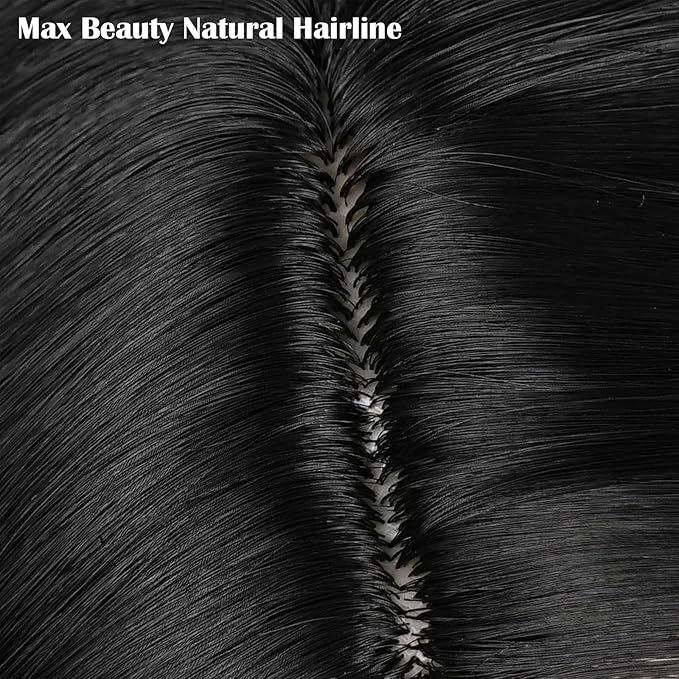 LABEAUTa Nezuko Cosplay Wig for Anime Black Orange Wig, Women Adult Long Halloween Character Costume Wigs Cosplay Clothes for Demon Slayer