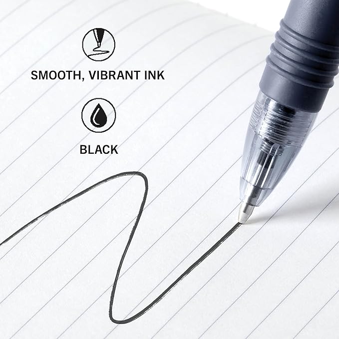 Zebra Pen Z-Grip Retractable Ballpoint Pen, Medium Point, Black Ink, Model Number: 22218, 18-Pack (22218)