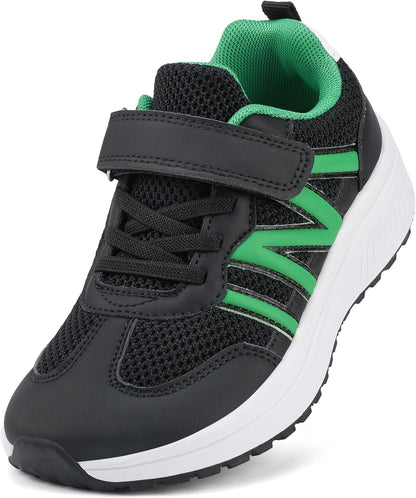 Boys Wide Toe Box Sneakers Girls Tennis Running Shoes Breathable Walking Trainers for Kids