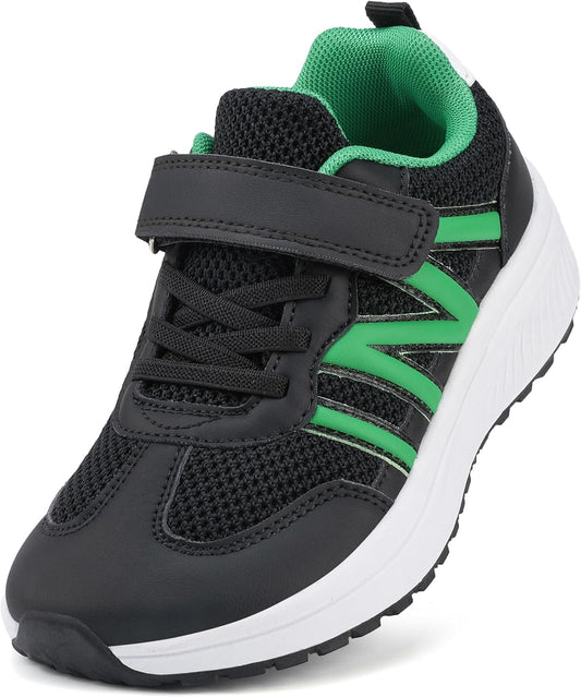 Boys Wide Toe Box Sneakers Girls Tennis Running Shoes Breathable Walking Trainers for Kids