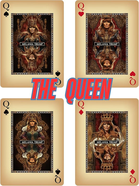 ASVP Shop Trump Playing Cards - Family  Allies - Premium Collectors Deck Featuring Donald Trump, Melania, Ivanka, Elon Musk, J.D. Vance  The Jokers Biden  Kamala Harris - Perfect for Poker Nights