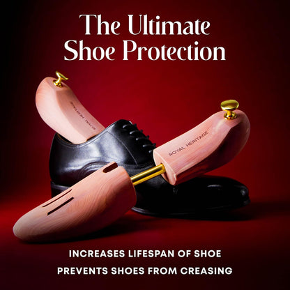Royal Heritage Men's Cedar Shoe Trees - Ultimate Edition - VALUE-PACK - Grown In USA