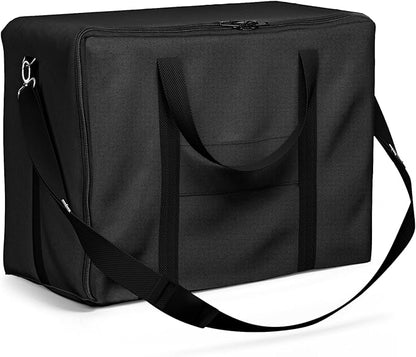 SHINESTAR Griddle Carry Bag for Blackstone 17 Inch  22 Inch Tabletop Griddle with Hood and Stand, Portable Griddle Carry Bag for Travel, Heavy Duty 600D Waterproof Polyester, Black