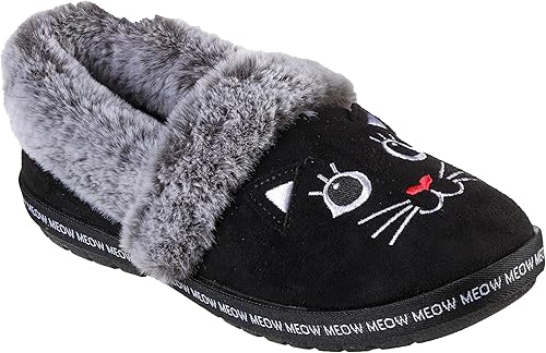 Skechers Women's Too Cozy Meow Pajamas Slipper