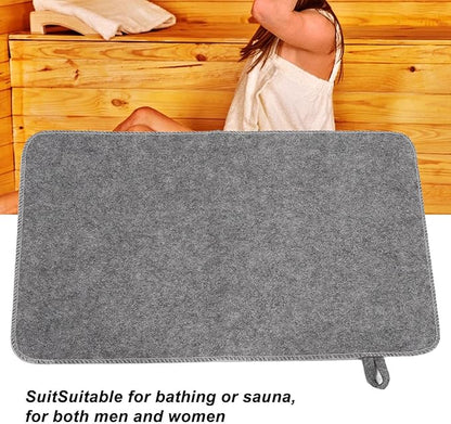Sauna Mat, Infrared Sauna Accessories, Sauna Mat for Inside Sauna, Felt Sauna Cusion for Sauna Bath House Shower Room