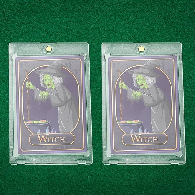 2pcs Magnetic Card Holder Magnetic Card Case Baseball Card Holder Card Case Holder for Trading Cards Baseball Card Case Football Card Case Sports Card Case Trading Card Case