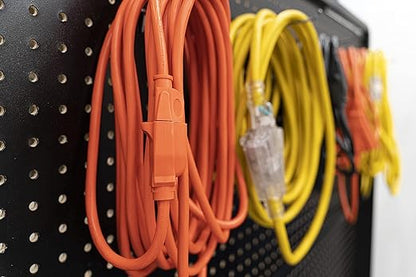 Inc Bergen Industries OC100143, 100 ft, 14 AWG, 15A/125V AC Heavy-Duty Outdoor Single Receptacle Extension Cord, Orange