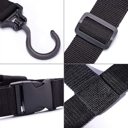 BASSDASH Fishing Wader Boot Hanger Adjustable Strap for Storage Drying