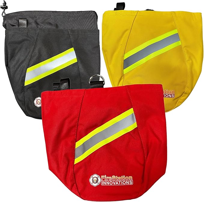 SCBA MASK BAG - Heavy Duty Firefighters Bags with Multiple Pockets| Respirator Bags with Sleek Design and Extra Storage (Yellow)