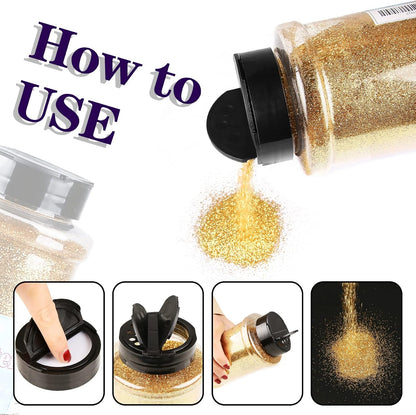 S&S Worldwide Color Splash Glitter, Copper, 1lb. Shaker Top (Product color differs from our provided image)