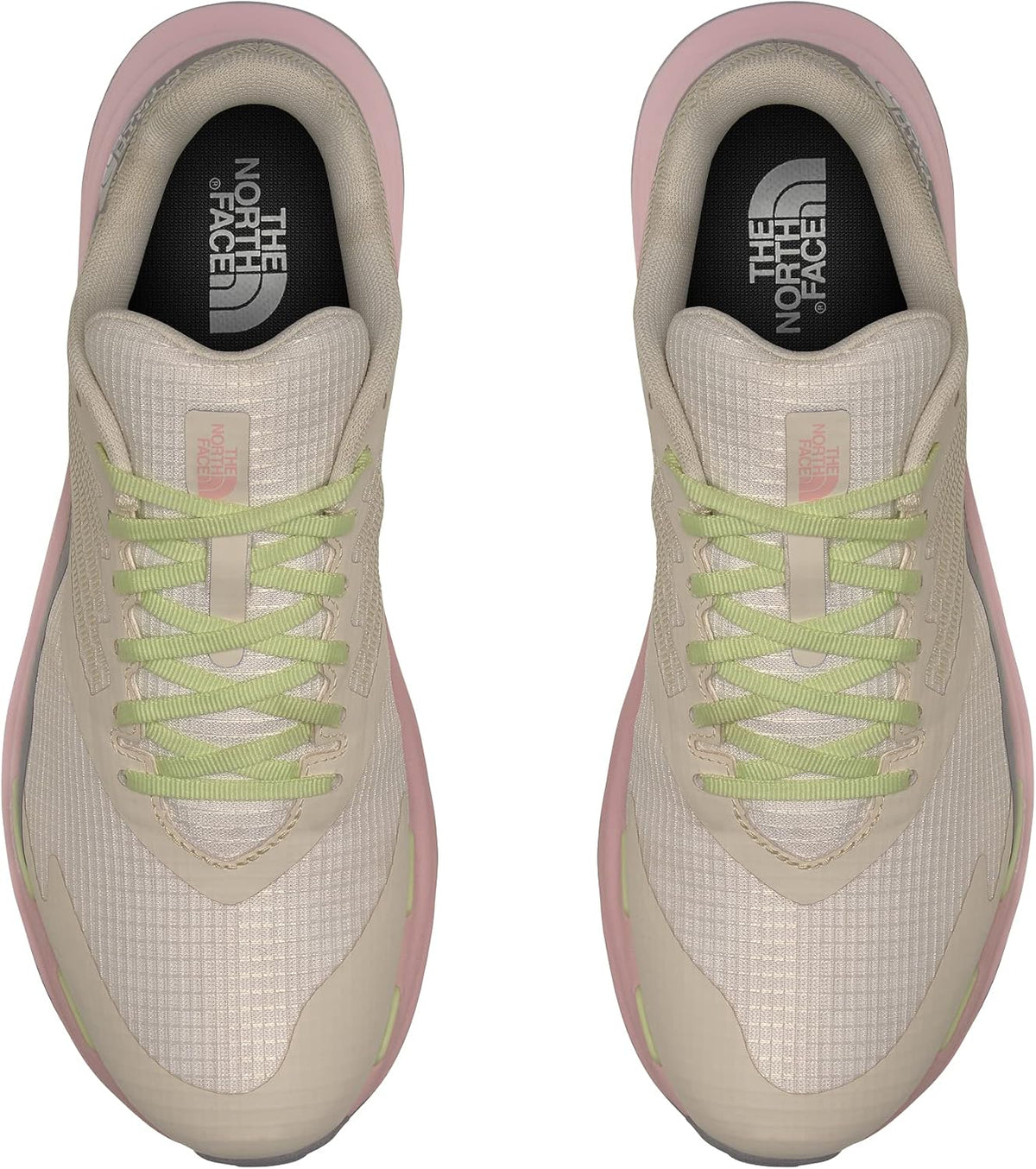 THE NORTH FACE Women's VECTIV Levitum Trail Running Shoe, Gardenia White/Purdy Pink, 10.