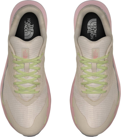 THE NORTH FACE Women's VECTIV Levitum Trail Running Shoe, Gardenia White/Purdy Pink, 10.
