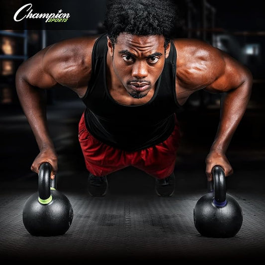 Champion Sports Iron Kettlebell