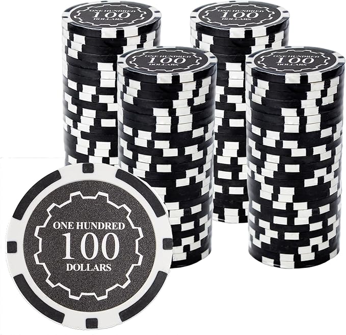 Eclipse 14-gram Poker Chips (50-pack) - Heavyweight Clay Composite