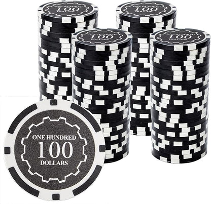Eclipse 14-gram Poker Chips (50-pack) - Heavyweight Clay Composite