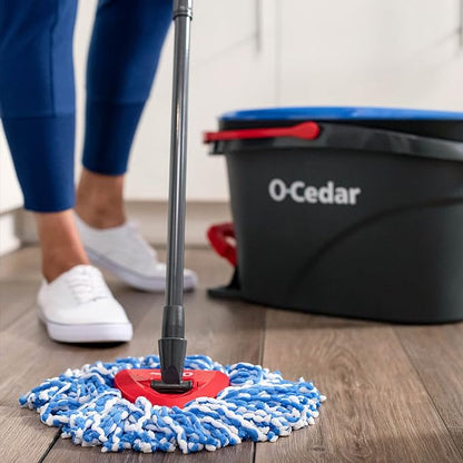 O-Cedar RinseClean Spin Mop Microfiber Refill, 1 CT (Pack of 2)