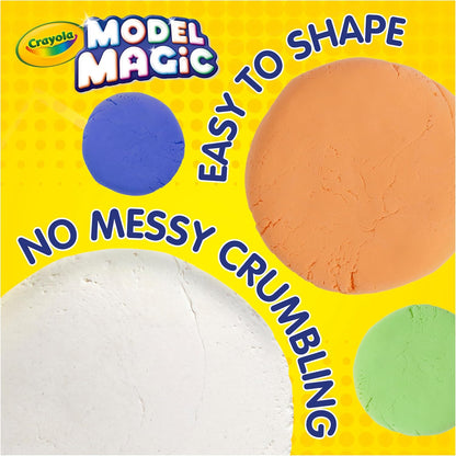 Crayola Model Magic White, 4?Pack (8 oz Each), Teacher Must Haves & Classroom Essentials, Air?Dry Modeling Material for Kids, Sculpting Craft Clay Alternative, Ages 3+