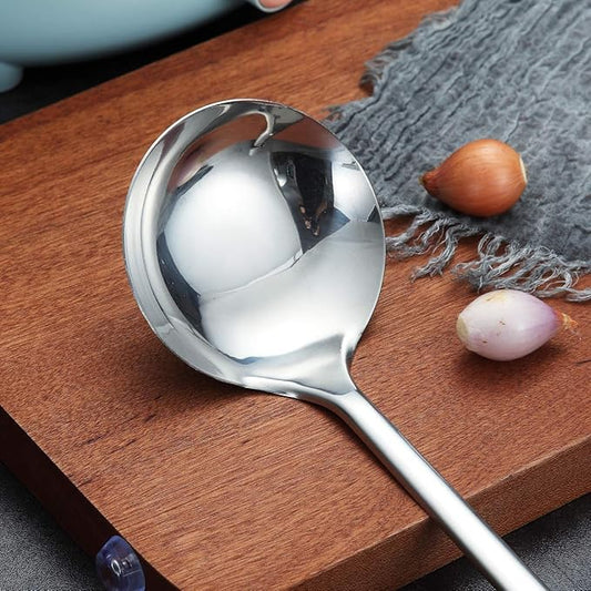 Stainless Steel Ladle, Berglander Soup Ladle, Cooking Ladle, Kitchen Ladle, Metal Soup Spoon For Cooking Non-Stick And Heat Resistant, Dishwasher Safe, Easy to Clean