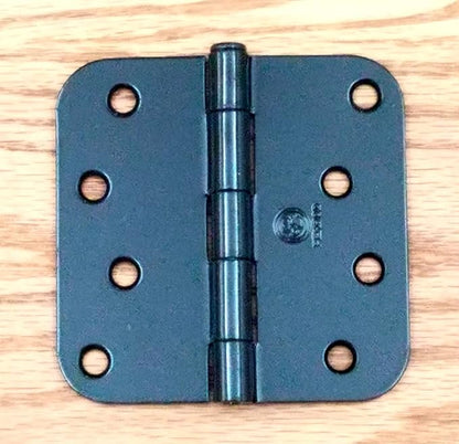 Penrod Door Hinges, Black Prime 4 Inch with 58 Inch Radius, 2 Pack