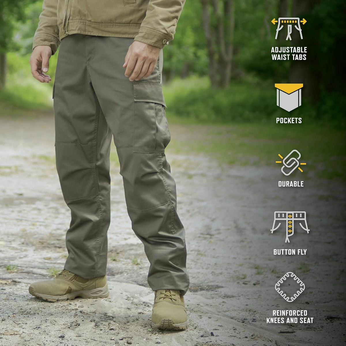 Rugged Cargo Outdoor Hiking EDC Work Uniform