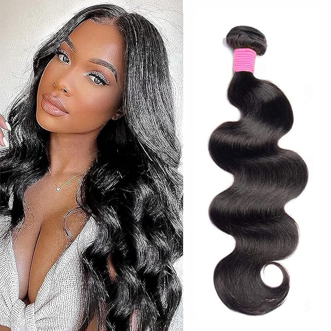 10A Body Wave 1 Bundle Brazilian Virgin Human Hair Bundles 100% Unprocessed Virgin Hair Single Bundles Body Wave Weave(18 inch)