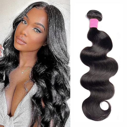 10A Body Wave 1 Bundle Brazilian Virgin Human Hair Bundles 100% Unprocessed Virgin Hair Single Bundles Body Wave Weave(18 inch)